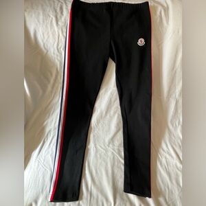Moncler Kids Leggings with Red and Blue Accents